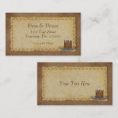 Primitive Candle-Visitenkarte Visitenkarte (Vorne/Hinten)