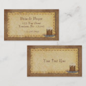 Primitive Candle-Visitenkarte Visitenkarte (Vorne/Hinten)