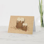 Primitive Candles Note Card Karte (Vorderseite)