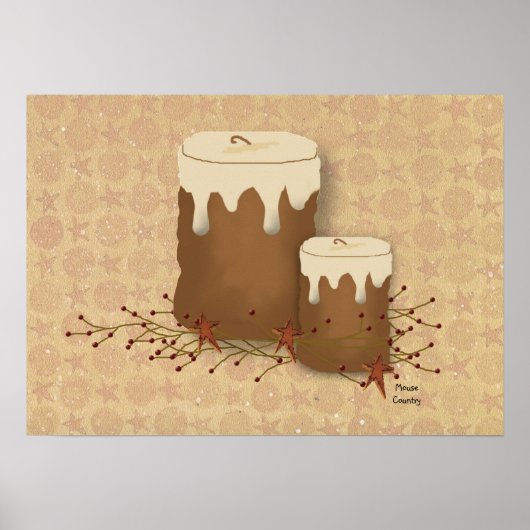 Primitive Candles Poster (Vorne)