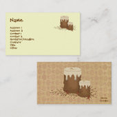 Primitive Candles-Visitenkarte Visitenkarte (Vorne/Hinten)
