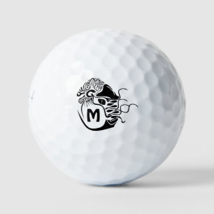 Primitive Chambered Nautilus Monogram Golfball