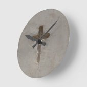 Primitive Christian Cross customize favorite Bible Runde Wanduhr (Winkel)