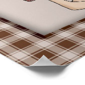 Primitive Country Sunflower Sheep & Angel Dekorati Poster (Ecke)