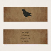 Primitive Crow Hang Tag (Vorne & Hinten)