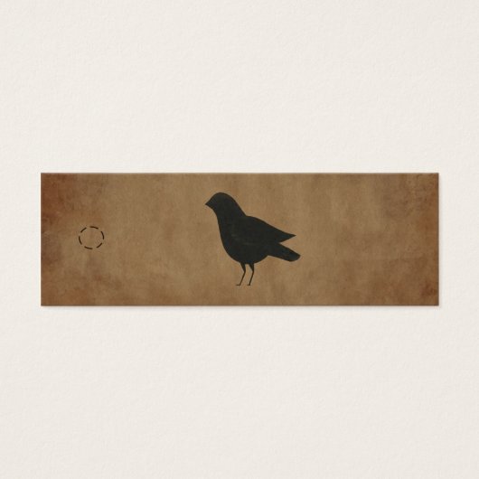 Primitive Crow Hang Tag (Vorderseite)