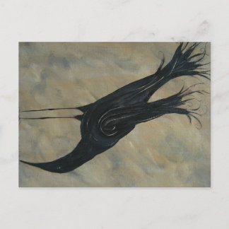 Primitive Crow Postkarte