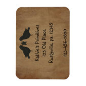 Primitive Crows Premium Magnet (Vertikal)