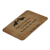 Primitive Crows Premium Magnet (Linke Seite)