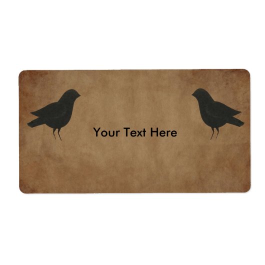 Primitive Crows Produktetikett (Vorne)