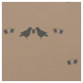 Primitive Crows & Stars Stoff (Nahaufnahme)