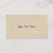 Primitive Faith Family Friends Business Card Visitenkarte (Rückseite)