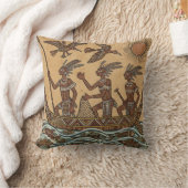 Primitive Fishermen Throw Cushion Kissen (Decke)