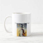 Primitive Folk Art Snowman Kaffeetasse (Links)
