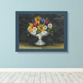 Primitive Folklore-Leinwand Kunst, Dichtung und Mu Leinwanddruck (Insitu (Holzboden))