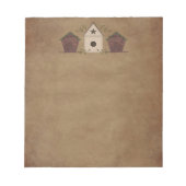 Primitive Geburtshäuser Notepad Notizblock (Vorderseite)