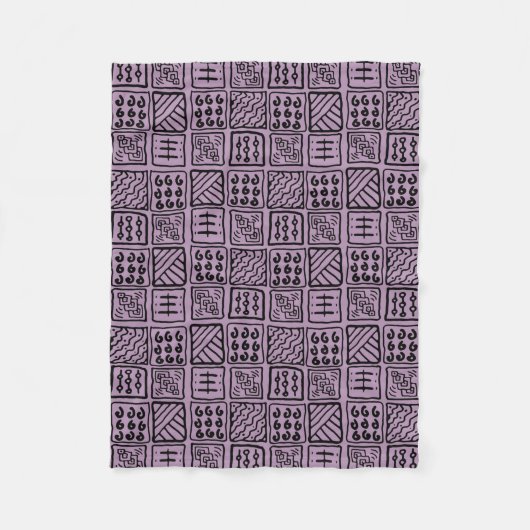 Primitive geometrische Fleece (Vorderseite)
