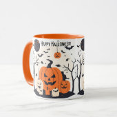 Primitive Halloween-Tasse Tasse (Vorderseite Links)