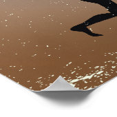 Primitive Höhlenkunstpferde drucken nach Belieben Poster (Ecke)