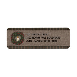 Primitive Homespun Kariert Personalisiert