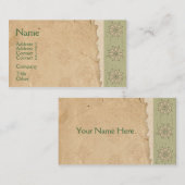 Primitive Karte für den Blumenkutsch (Vorne/Hinten)