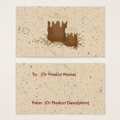 Primitive Kerzen Hang Tag (Vorne & Hinten)