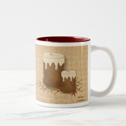 Primitive Kerzen Tasse (Rechts)