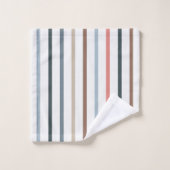 Primitive Kiefern auf Weiß Badhandtuch Set (Waschlappen)