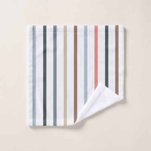 Primitive Kiefern auf Weiß Badhandtuch Set (Waschlappen)