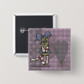 Primitive Kitty Button (Vorne & Hinten)