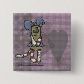 Primitive Kitty Button (Vorderseite)