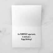 Primitive Kitty für Freund Karte (Innenseite)