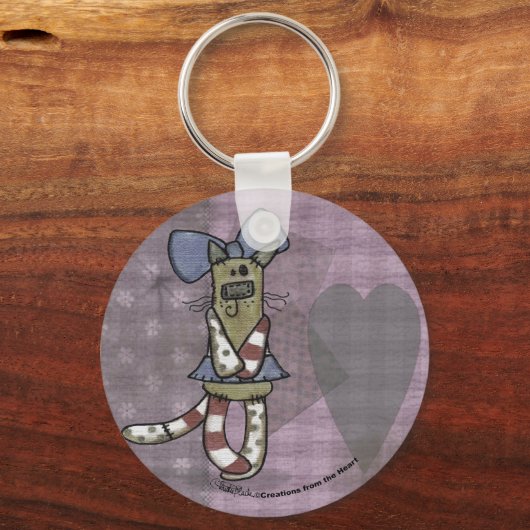 Primitive Kitty Schlüsselanhänger (Vorderseite)