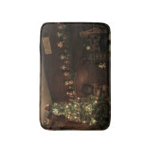 Primitive koloniale Weihnachtsfeiertage Badematte (Vorderseite Vertikal)
