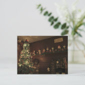 Primitive koloniale Weihnachtsfeiertage Feiertagspostkarte (Stehend Vorderseite)