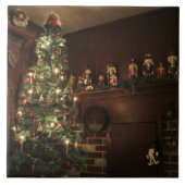 Primitive koloniale Weihnachtsfeiertage Fliese (Vorderseite)