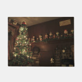 Primitive koloniale Weihnachtsfeiertage Fußmatte (Vorderseite)