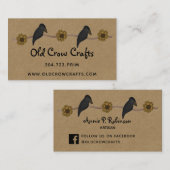 PRIMITIVE KRAFTFAHRZEUGE AUF DER KRAFT-GESCHÄFTSKA VISITENKARTE (Vorne/Hinten)