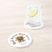 Primitive Krähen segnen unsere Liebe Untersetzer (Seite)