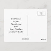 Primitive Krähen Sonnenblumen Postkarte (Rückseite)