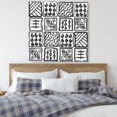 Primitive Kunst auf Leinwand (Insitu (Schlafzimmer))