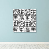 Primitive Kunst auf Leinwand (Insitu (Holzboden))