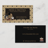 Primitive Ländergruppe für Saltbox-Schafe Visitenkarte (Vorne/Hinten)