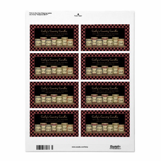 Primitive Landkerzen & Pip Berries Shipping (Vorne)