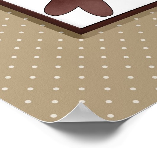 Primitive Landschaf Poster (Ecke)