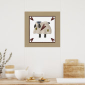 Primitive Landschaf Poster (Küche)