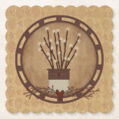 Primitive Lightling Branches Untersetzer (Vorderseite)