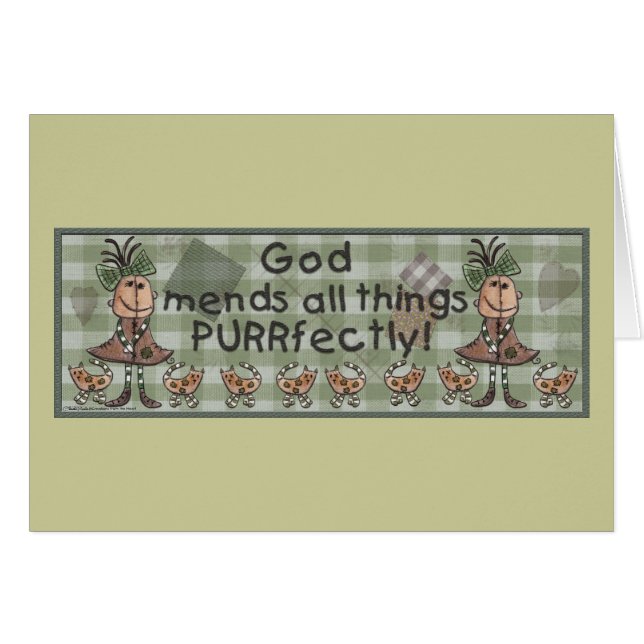 Primitive Mädchen und Katzen (Vorderseite (Horizontal))