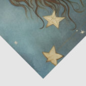 Primitive Meerjungfrau in der Dekoupage des Himmel Seidenpapier (Ausschnitt)