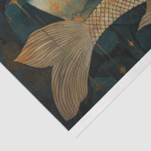 Primitive Meerjungfrau mit Entkopplung des Fischme Seidenpapier (Ausschnitt)